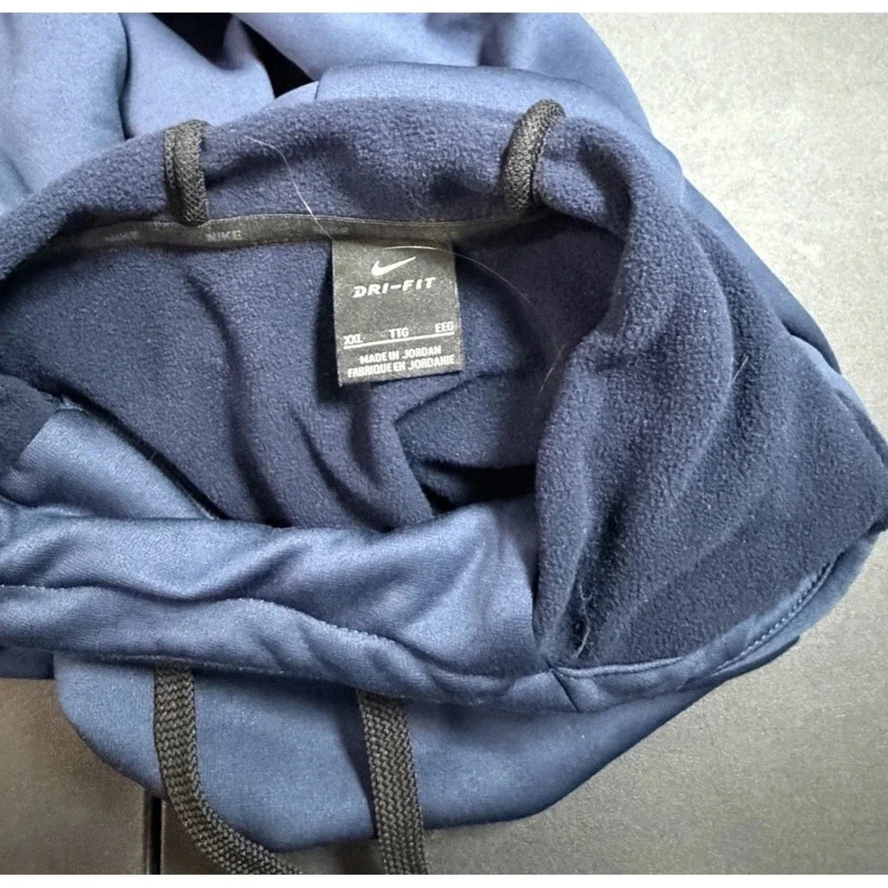 Mens Hoodie‎ Nike Navy XXL Sweatshirt Dri Fit
